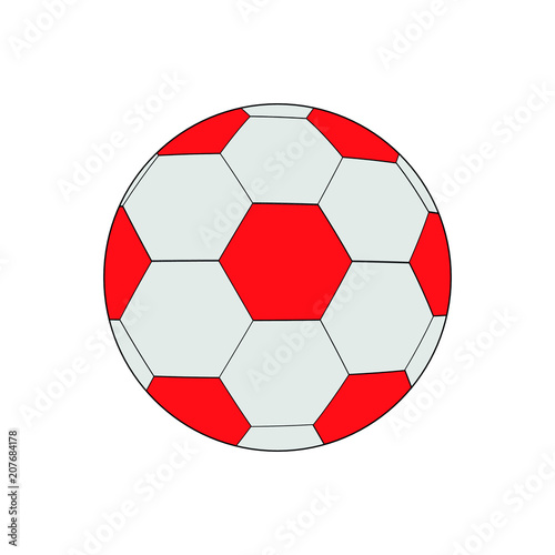 Fußball Rot