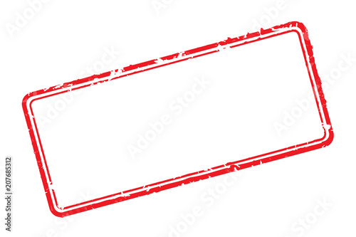 Vector illustration frame of rubber stamp