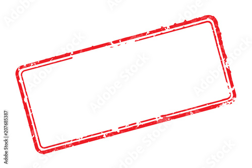Vector illustration frame of rubber stamp