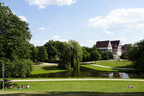 Schlosspark von Schloss Celle