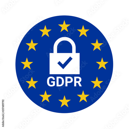 GDPR symbol icon
