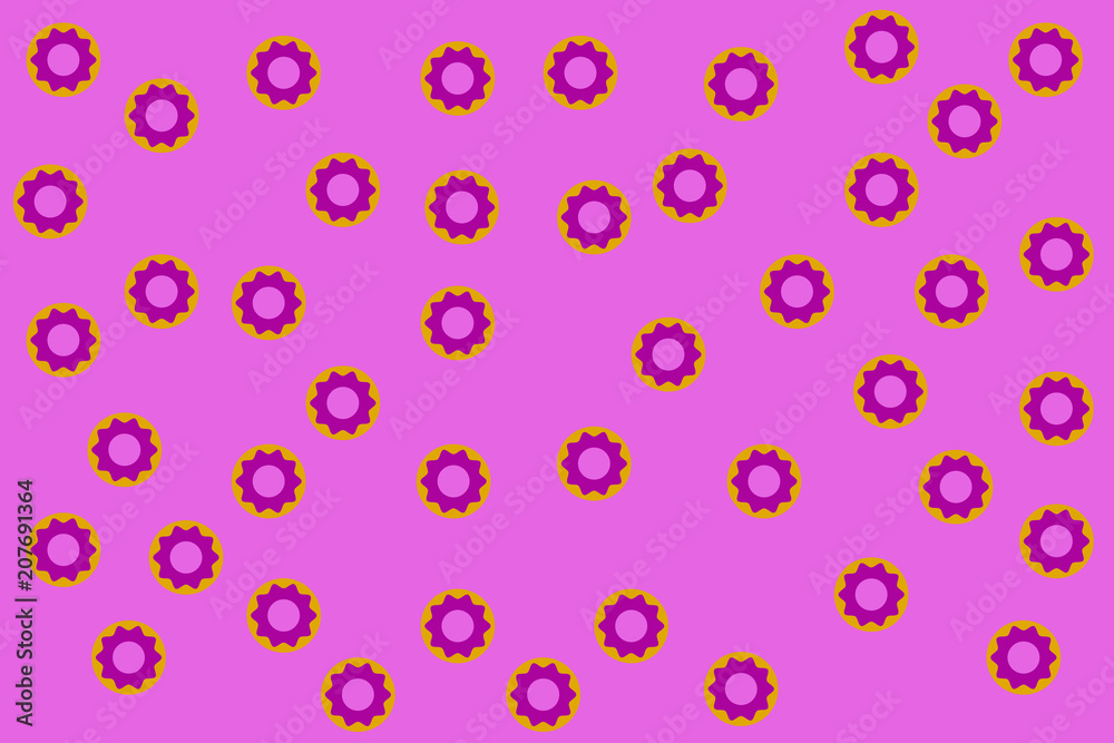 Fondo de donuts de fresa. Fondo de donuts de fresa.