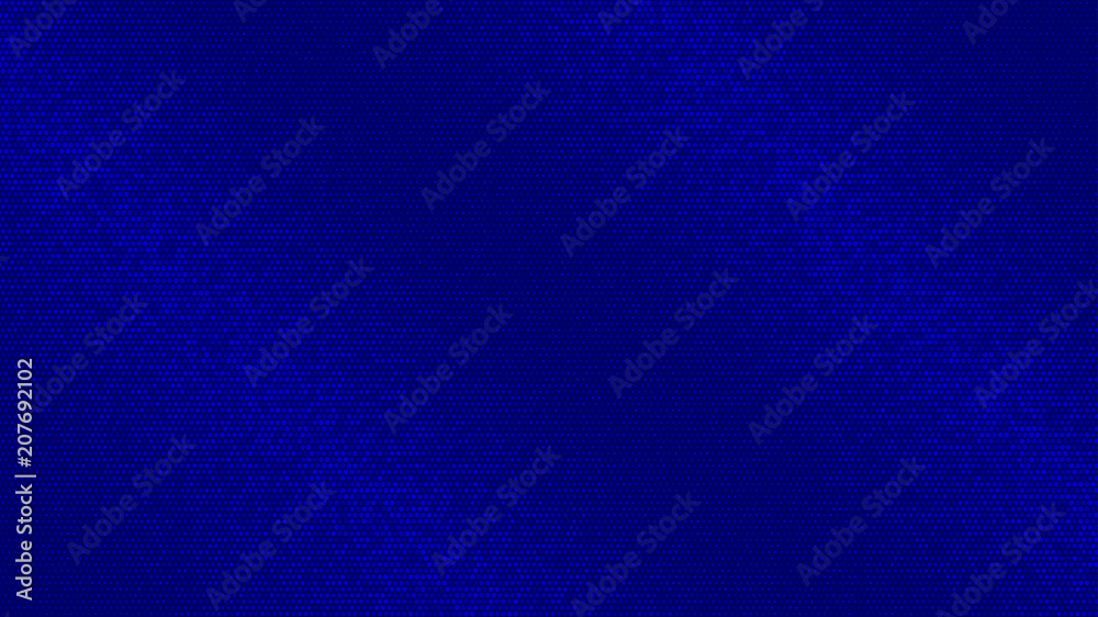 Abstarct halftone gradient background in randomly shades of blue colors