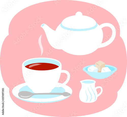 紅茶のティーセット