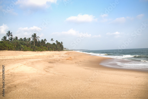 The beach of Tangalle  Sri Lanka.