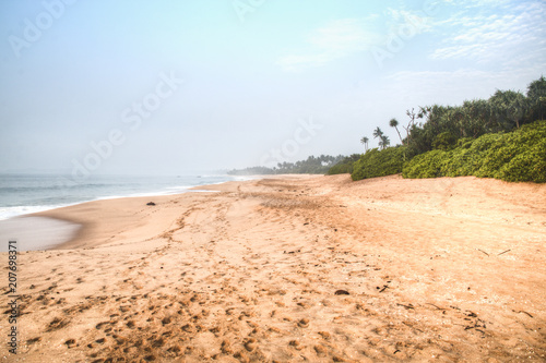 The beach of Tangalle  Sri Lanka.