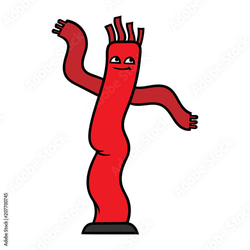 Cartoon Tube Man Illustration