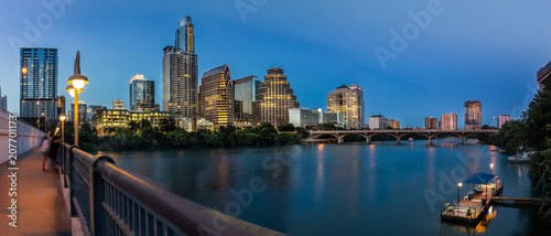 Austin Skyline in the evening