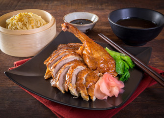 Fototapete Peking Knusprige geröstete Ente Nahaufnahme  © Chaded