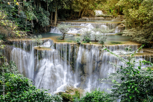 Beautiful waterfall landscape in Thailand © sritakoset