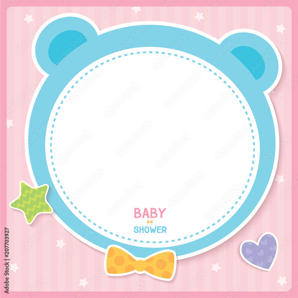 baby shower vector art