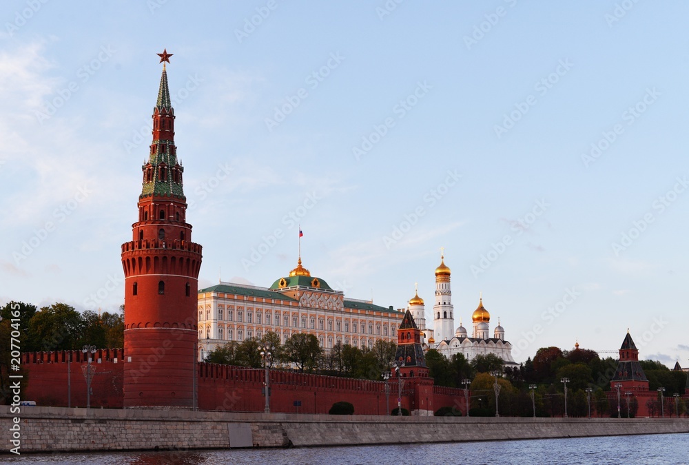 kremlin  moscow  russia red  architecture