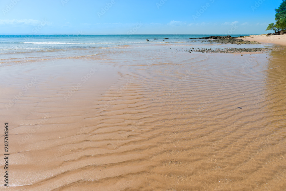 Landscapes of the beach at the peninsula de Marau Landscapes of the beach at the peninsula de Marau