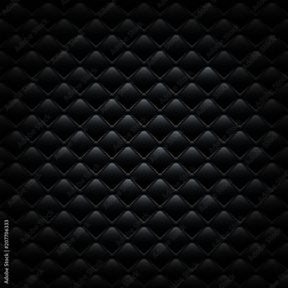 Black leather sofa cover. Vector luxury background. Stock Vector | Adobe  Stock