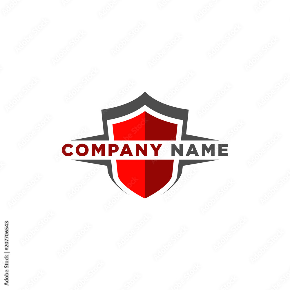 shield logo design template shield logo design template