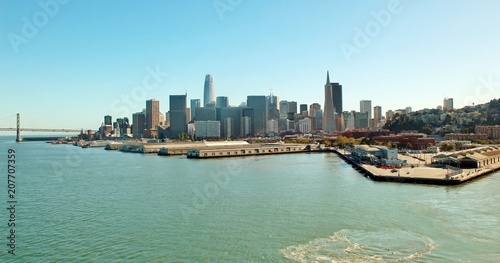City of San Francisco skyline and water front views