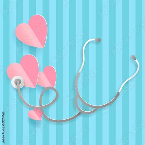 heart with health concept