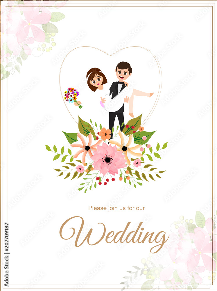 Save the Date, Wedding Invitation Card design. Save the Date, Wedding Invitation Card design.