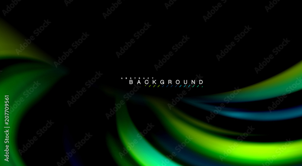 Blur color wave lines abstract background Blur color wave lines abstract background
