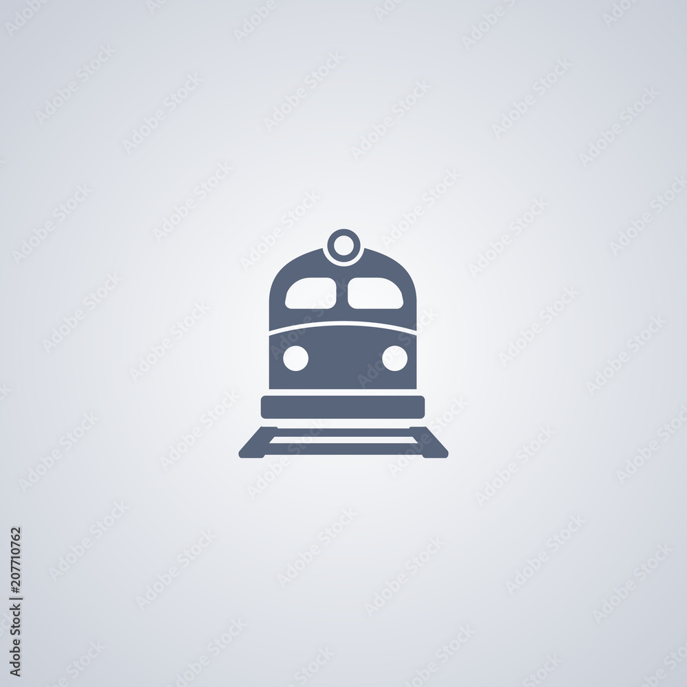 Train icon, Railway icon Train icon, Railway icon