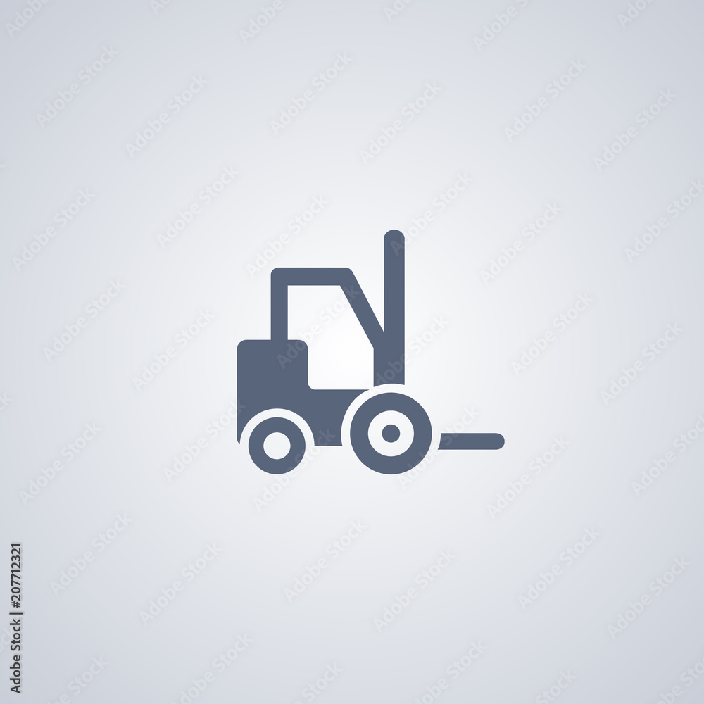 Loader icon, Forklift icon