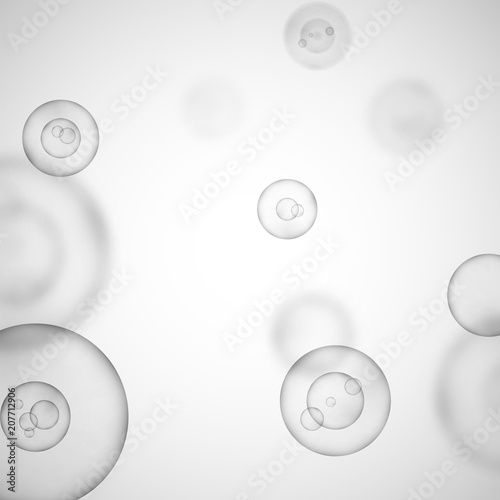 Science background with cells. Graphic concept for your design