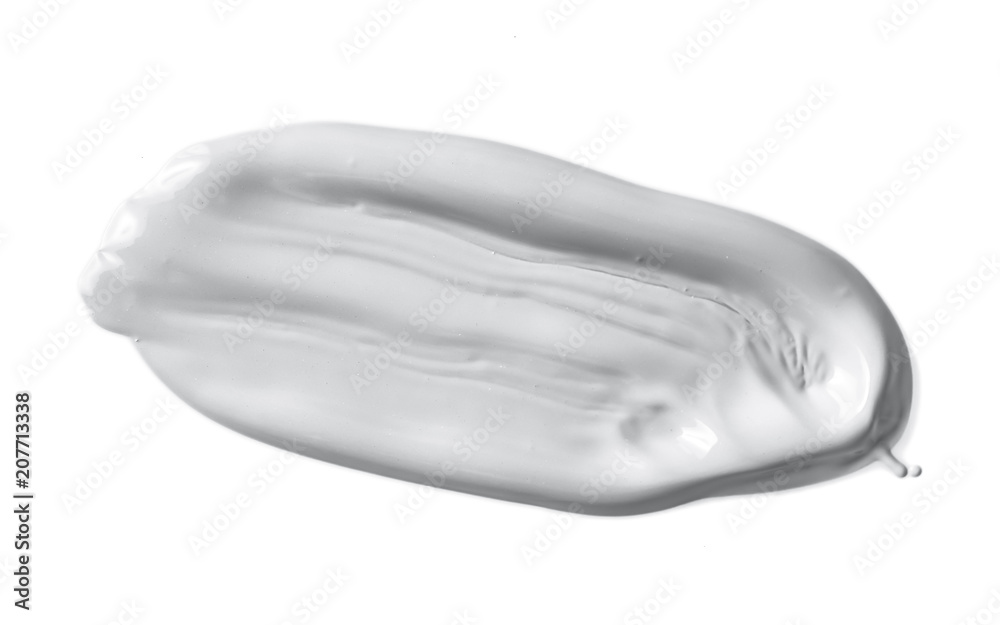 White cosmetic cream isolated on white White cosmetic cream isolated on white