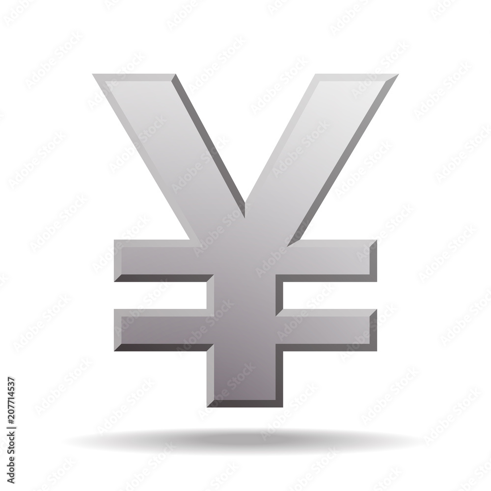 Obraz premium yen currency symbol