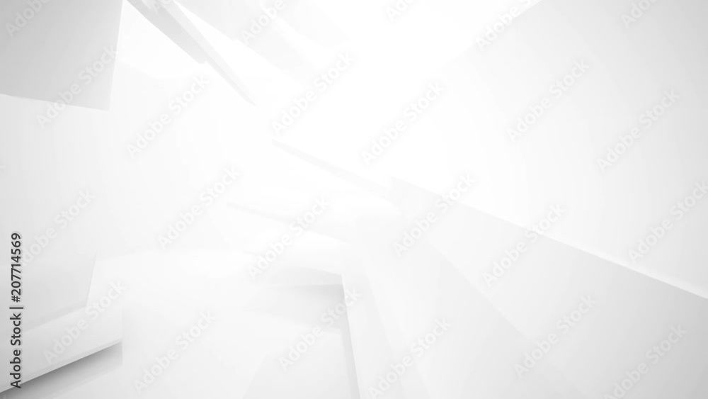 Abstract white interior multilevel public space with window. 3D animation and rendering. Abstract white interior multilevel public space with window. 3D animation and rendering.