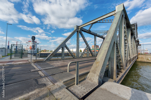Bridge over Antwerp lock