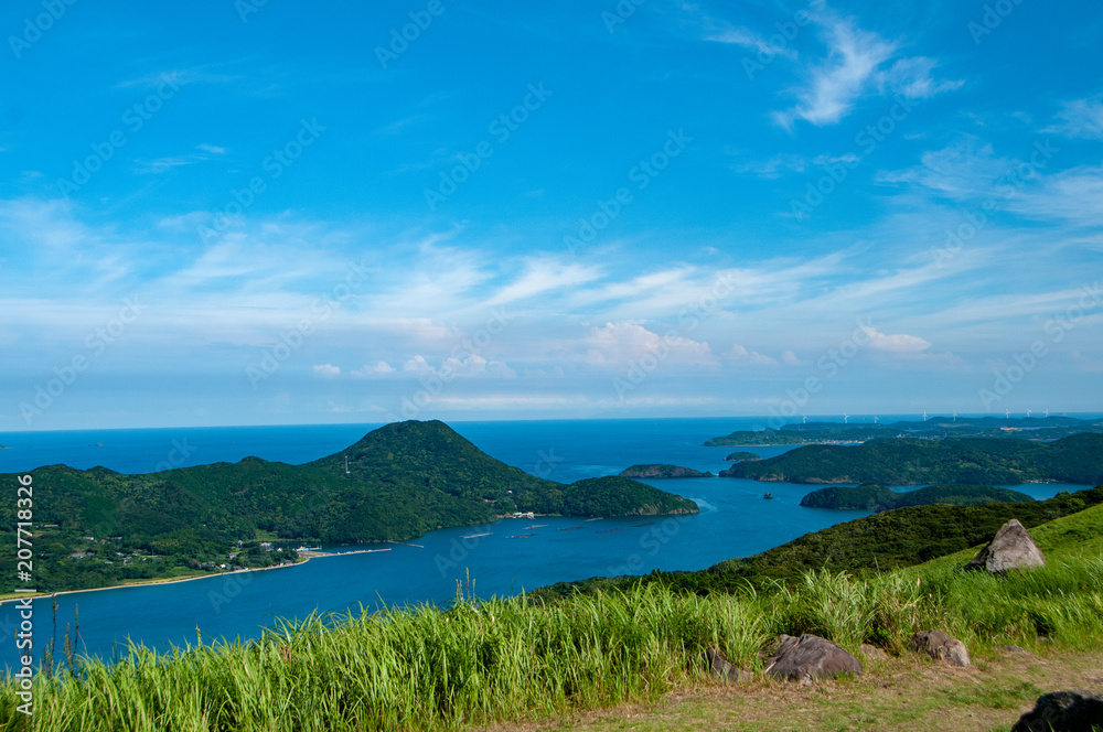 海と空が青い平戸島 海と空が青い平戸島