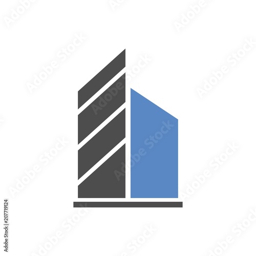 Business analyst logo design template concept