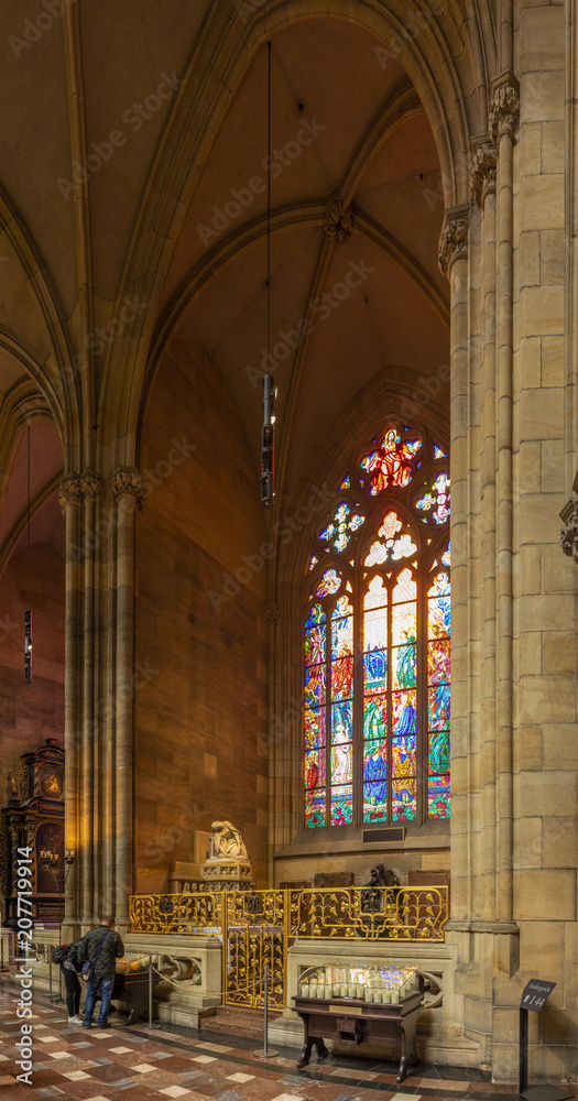  St Vitus Cathedral in Prague, Czech Republic