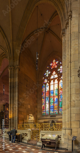  St Vitus Cathedral in Prague  Czech Republic