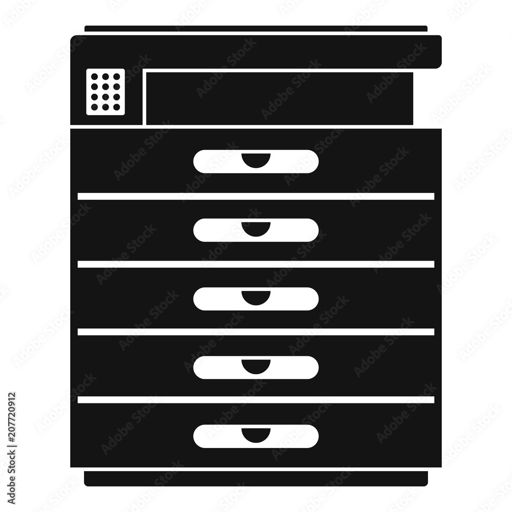 Xerox icon. Simple illustration of xerox vector icon for web design isolated on white background Xerox icon. Simple illustration of xerox vector icon for web design isolated on white background
