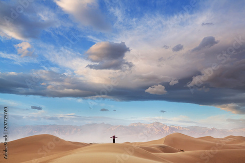 Sand dunes in California