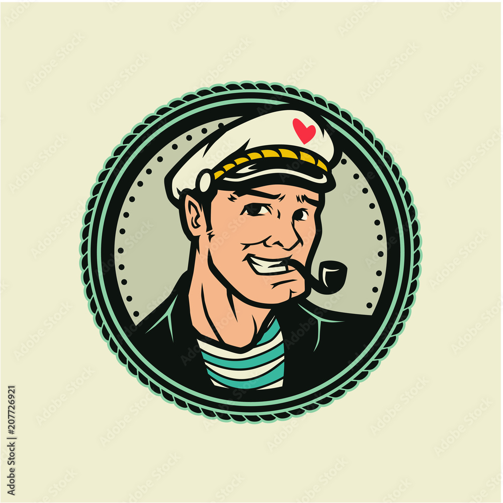 Sailor Man Mascot Design Vector Sailor Man Mascot Design Vector