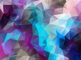 Horizontal Extra color geometric triangle wallpaper