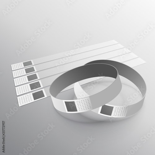 hand wear wristband mockup template