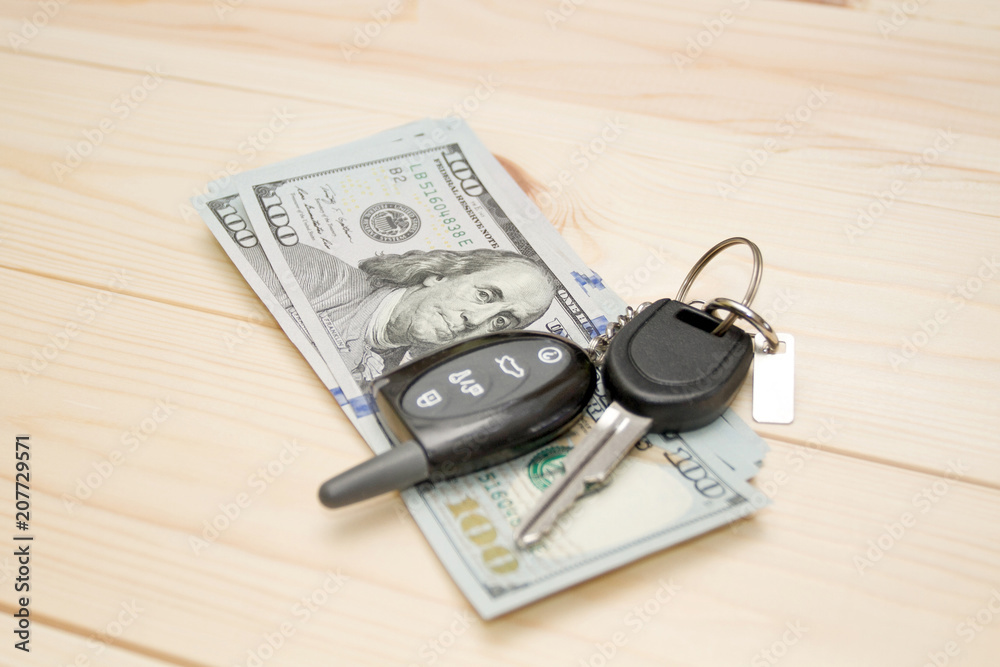 Heap of money and pen. Writer fee Heap of money and pen. Writer fee