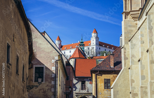 Castle in historic part of Bratislava city, Slovaki