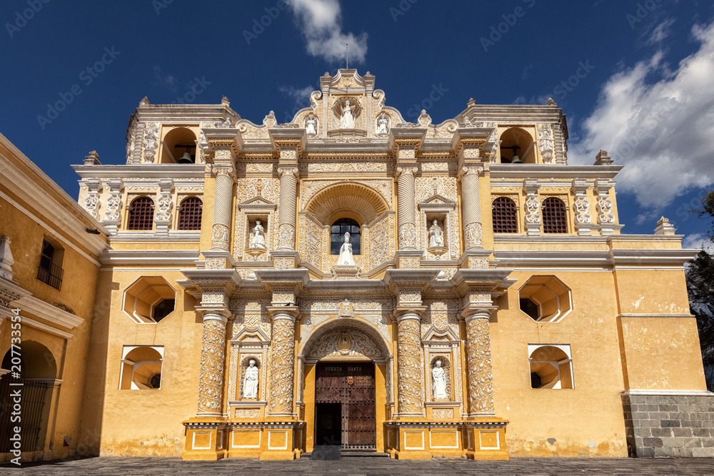 Antigua Guatemala, Iglesia La Merced Stock Photo | Adobe Stock