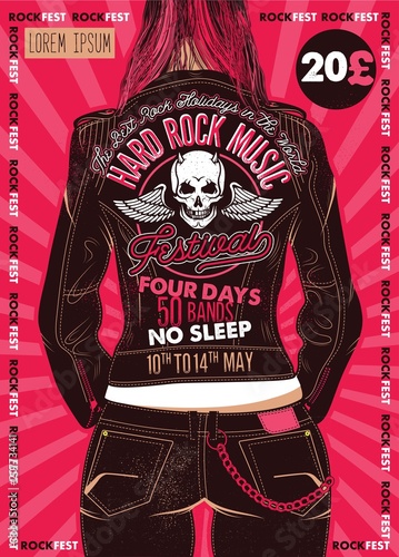 Hard Rock Festival Poster.