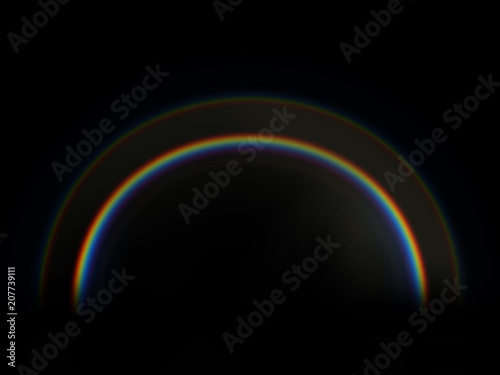 Fototapeta Naklejka Na Ścianę i Meble -  Rainbow Photo Overlays