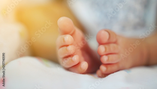 Baby's feet,newborn © fgnopporn