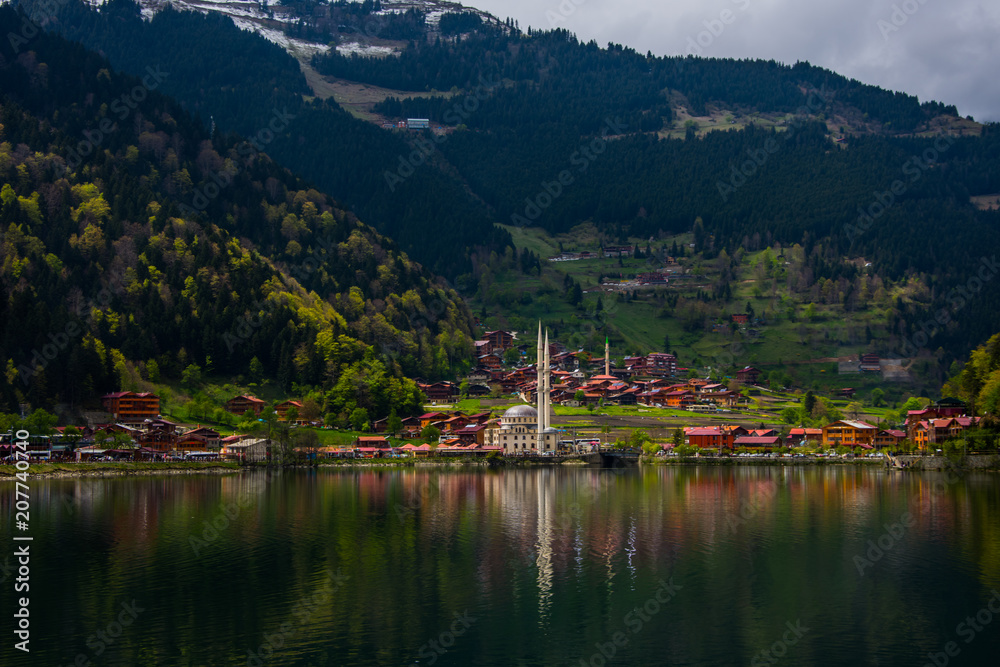 Fototapeta premium Beautiful landscape of touristic place Uzungol