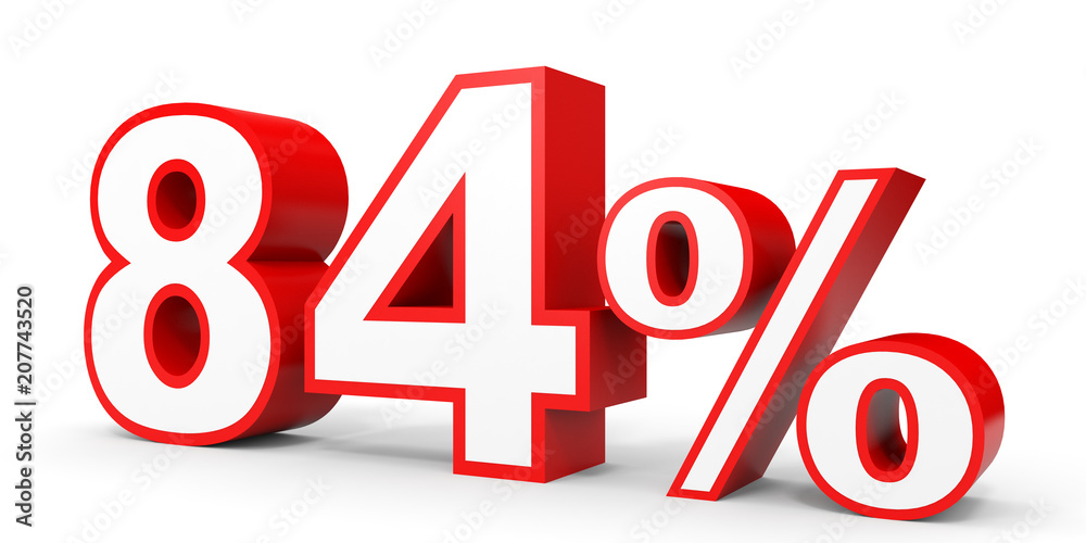 Eighty four percent off. Discount 84 %. Eighty four percent off. Discount 84 %.