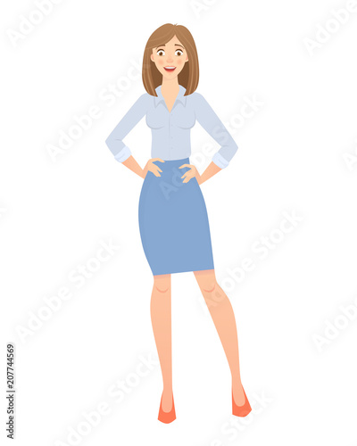 business woman isolated © Visual Content