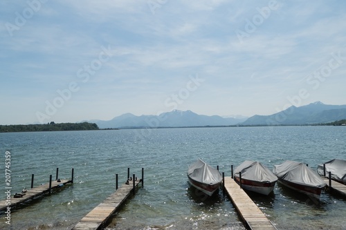 Boote am Chiemsee