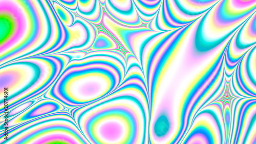 Canvas-taulu abstract rainbow holographic oil slick illustration